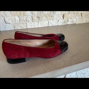 Red and Black Ferragamo Shoes
